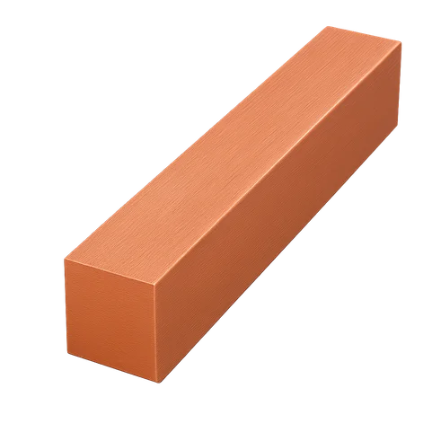 Квадрат медный 17х17 мм М1 ГОСТ 1535-2016